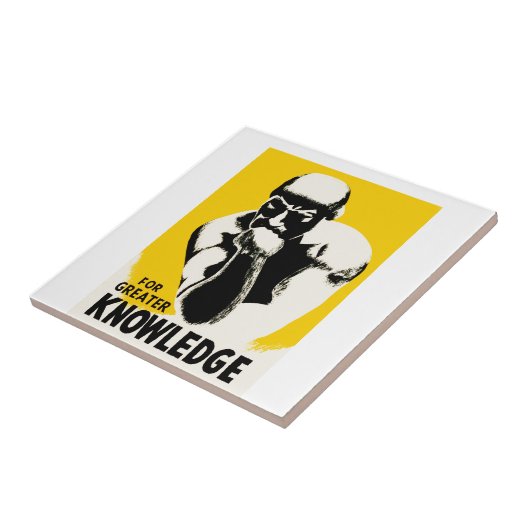 Voor meer kennis tegeltje (Zijkant)