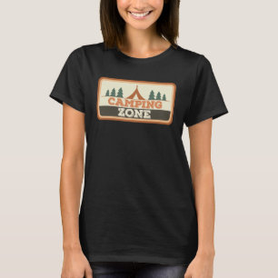 voor mensen die houden van Camping Zone T-shirt