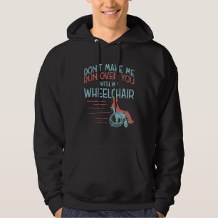 Voor mensen in een rolstoel of geamputeerden hoodie