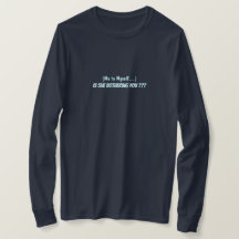 “Voor mezelf” Basic T-shirt met lange mouwen
