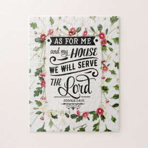 Voor mij en mijn huis legpuzzel