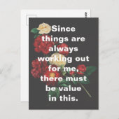 Voor mij is het altijd al goed. briefkaart (Voorkant / Achterkant)