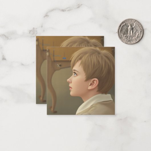 Voor mij notitiekaartje (Voorkant / Achterkant in situ)