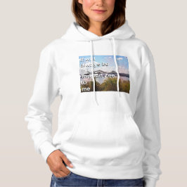 Voor mij zal het altijd de Tappan Zee zijn Hoodie