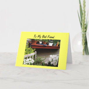 VOOR MIJN BESTE VRIEND OP UW 50E BIRTHDAY KAART