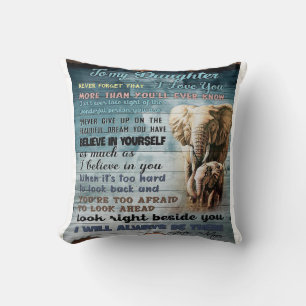 VOOR MIJN DOCHTER Cool Gift for Your Girl Kussen