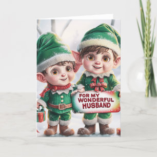 Voor mijn geweldige man, LGBTQ Kerstmis Feestdagen Kaart