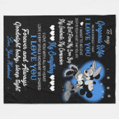 Voor mijn geweldige vrouw vergeet nooit dat ik van fleece deken (Voorkant (Horizontaal))