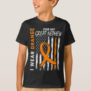 Voor mijn grote neef leukemie Kanker Bewustzijn Vl T-shirt