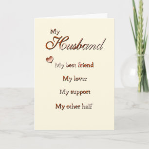 Voor mijn Huband (herdenking) Kaart