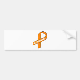 Voor mijn kleindochter (Oranje lint) Bumpersticker