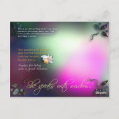 Voor mijn leraar briefkaart (Achterkant)