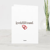 VOOR MIJN LIEFDE OP VALENTIJN KAART (Achterkant)