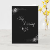 Voor mijn liefdevolle vrouw kaart (Gele Bloem)