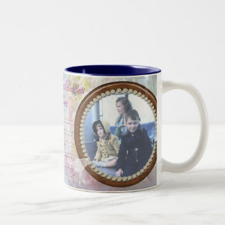 Voor mijn moeder tweekleurige koffiemok