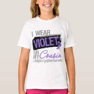 Voor mijn nicht - Hodgkins Lymphoma Ribbon T-shirt