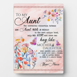 Voor mijn tante Gift, vlindervloed van nicht Fotoplaat