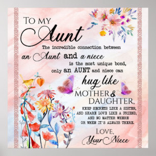 Voor mijn tante Gift, vlindervloed van nicht Poster