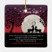 Voor mijn toekomstige vrouw keramisch ornament (Achterkant)