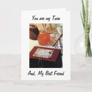 VOOR MIJN TWEEDE ZISTER EN FAVORIETE KIES OP BIRTH KAART