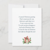 Voor mijn vriend Kerst Kaart (Achterkant)