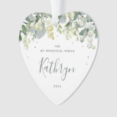 Voor mijn vriendschappelijke kerstfoto ornament (voorkant)