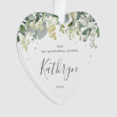 Voor mijn vriendschappelijke kerstfoto ornament (voorkant)