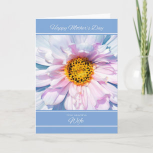 Voor mijn vrouw van man Happy Moederdag card Kaart