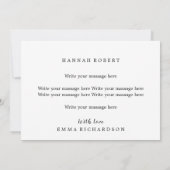 Voor mijn zielsverwante zus Funny verjaardagskaart Kaart (Achterkant)