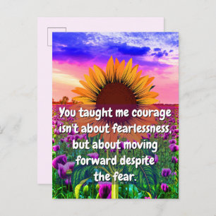 Voor mijn zus, mijn vriend Kracht en moed Briefkaart