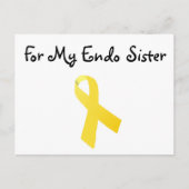 Voor mijn zuster briefkaart Endometriosis (Voorkant)