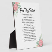 Voor mijn zuster fotoplaat (Zijkant)