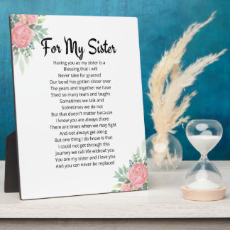 Voor mijn zuster fotoplaat