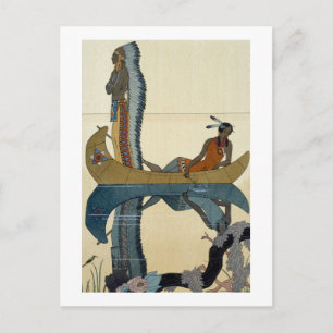 Voor Missouri, 1922 (pochoir druk) Briefkaart