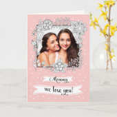 Voor Moeder op Moederdag. Aangepaste fotokaart Kaart (Gele Bloem)