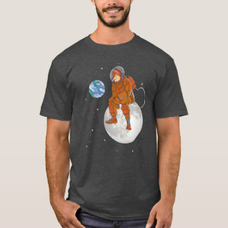 Voor Moon Earth Planeten T-shirt
