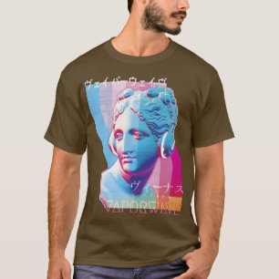 Voor muziek Lover Venus Headphones Vaporwave Aesth T-shirt