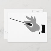 Voor muziekopdragers! briefkaart (Voorkant / Achterkant)