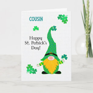 Voor neef St. Patrick's Fun Leprechaun Kaart