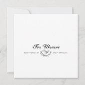 Voor Oekraïne - Mini Print (Achterkant)