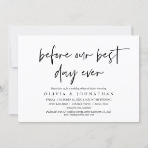 Voor onze beste dag ooit, het eten van de repetiti kaart