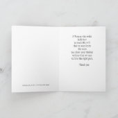 Voor onze eerste dame kaart (Binnen)