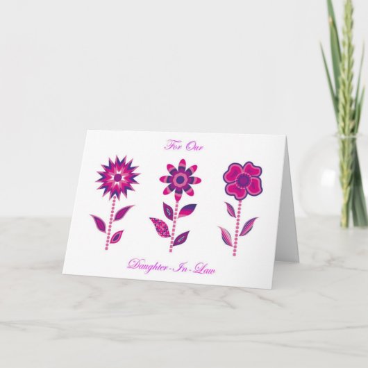 Voor Onze Schoondochter Bedankkaart (Voorkant)