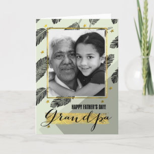 Voor opa op Vaderdag Aangepaste fotokaarten Kaart