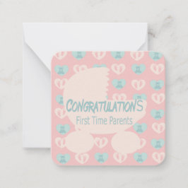 Voor Ouders Voor Het Eerst Notitiekaartje