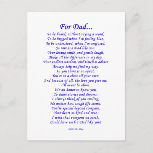Voor papa briefkaart