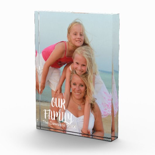 Voor Papa Custom Photo Block Fotoblokken (Rechts)