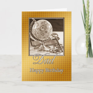 Voor papa, een traditionele verjaardagskaart kaart