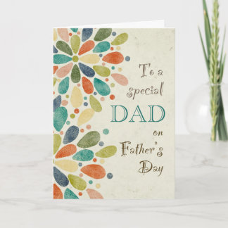 Voor papa op Vaderdag Kleurrijk Kaart