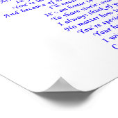 Voor papa poster (Hoek)